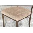 Pemberly Row Transitional Metal Set of Two Dining Side Chairs in Bronze