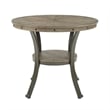 Pemberly Row Transitional Wood and Metal Counter Height 42