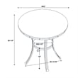 Pemberly Row Transitional Wood and Metal Counter Height 42