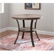 Pemberly Row Transitional Wood and Metal Counter Height 42