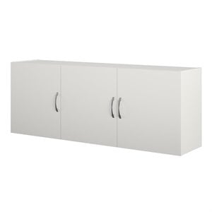 Pemberly Row Engineered Wood Transitional 54&quot Wall Cabinet in White