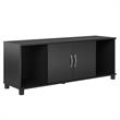 Pemberly Row Transitional Shoe Storage Bench in Black