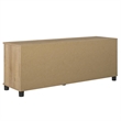 Pemberly Row Transitional Shoe Storage Bench in Natural