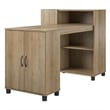 Pemberly Row Transitional Engineered Wood Hobby and Craft Desk in Natural