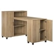 Pemberly Row Transitional Engineered Wood Hobby and Craft Desk in Natural