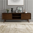 Pemberly Row Mid-Century Solid Wood TV Stand for TVs up to 65