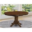 Pemberly Row Traditional Wood Dining Table in Espresso