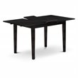 Pemberly Row Rectangular Wood Dining Table in Black