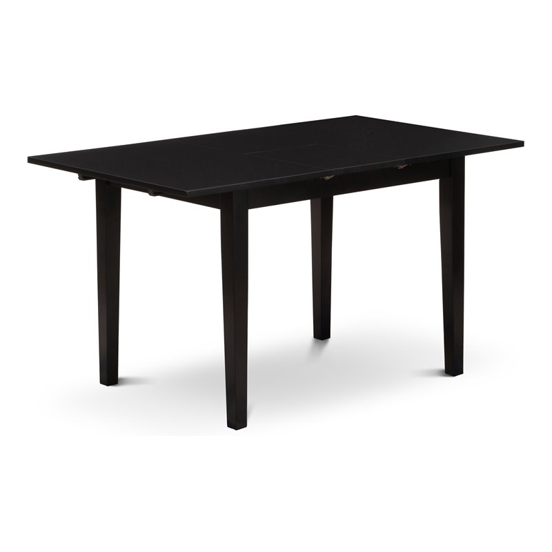 Pemberly Row Rectangular Wood Dining Table in Black