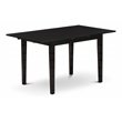 Pemberly Row Rectangular Wood Dining Table in Black