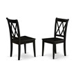 Pemberly Row 9-piece Wood Dining Table Set in Black