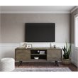 Pemberly Row Modern Solid Acacia Wood TV Media Stand for TVs up to 63