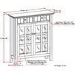 Pemberly Row Transitional Solid Wood 36
