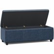 Pemberly Row Contemporary Faux Leather 48