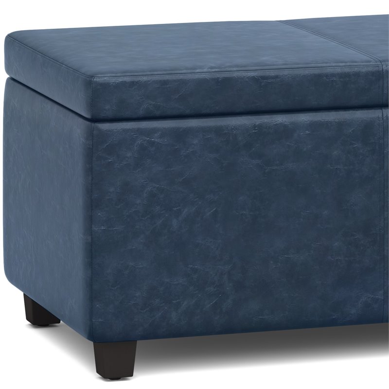 Pemberly Row Contemporary Faux Leather 48