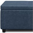 Pemberly Row Contemporary Faux Leather 48