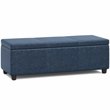 Pemberly Row Contemporary Faux Leather 48