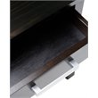 Pemberly Row Transitional Solid Wood End Table in Hickory Brown