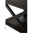 Pemberly Row Transitional Solid Wood End Table in Hickory Brown