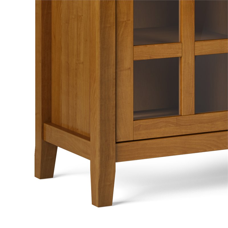 Pemberly Row Modern Solid Wood TV Media Stand for TVs up to 60