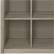 Pemberly Row Transitional Wood  9 Cube Bookcase and Unit in Gray