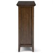 Pemberly Row 2 Doors Transitional Wood Medium Cabinet in Brown