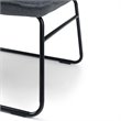 Pemberly Row Modern Fabric Accent chair with Lumbar Pillow in Gray