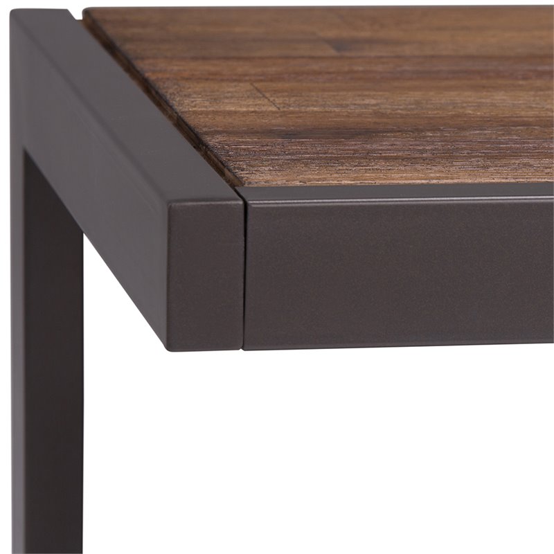 Pemberly Row Industrial Wood TV Media Stand for TVs up to 66