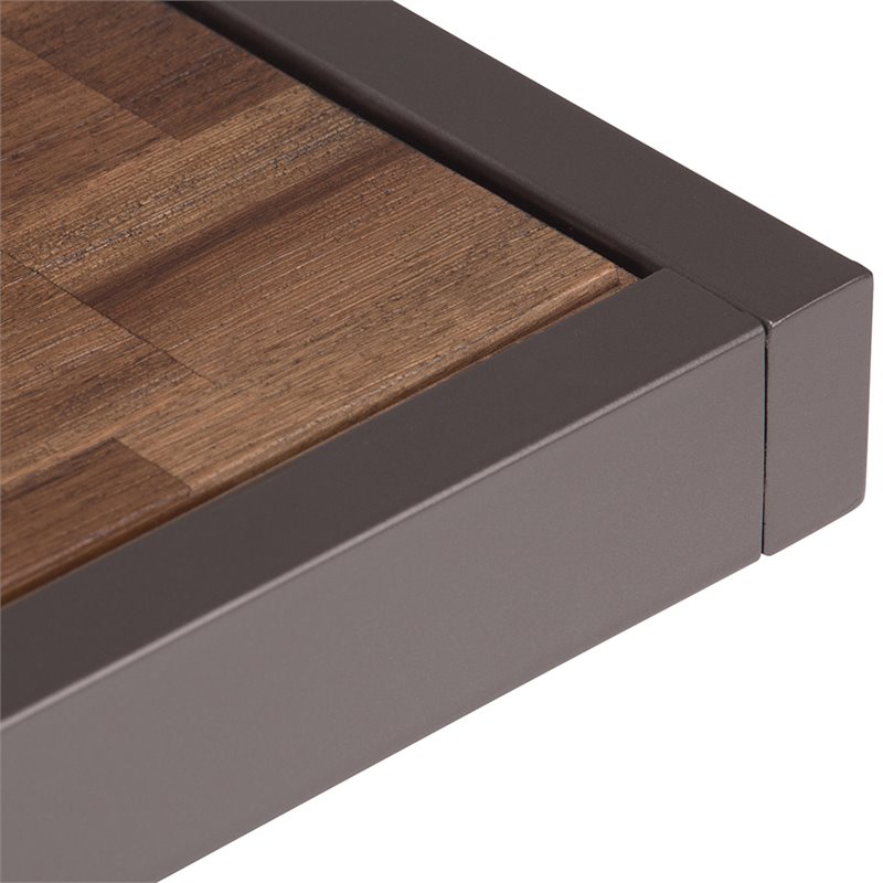 Pemberly Row Industrial Wood TV Media Stand for TVs up to 66