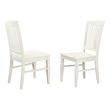 Pemberley Row Wood Linen White Dining Chair Rectangular 10