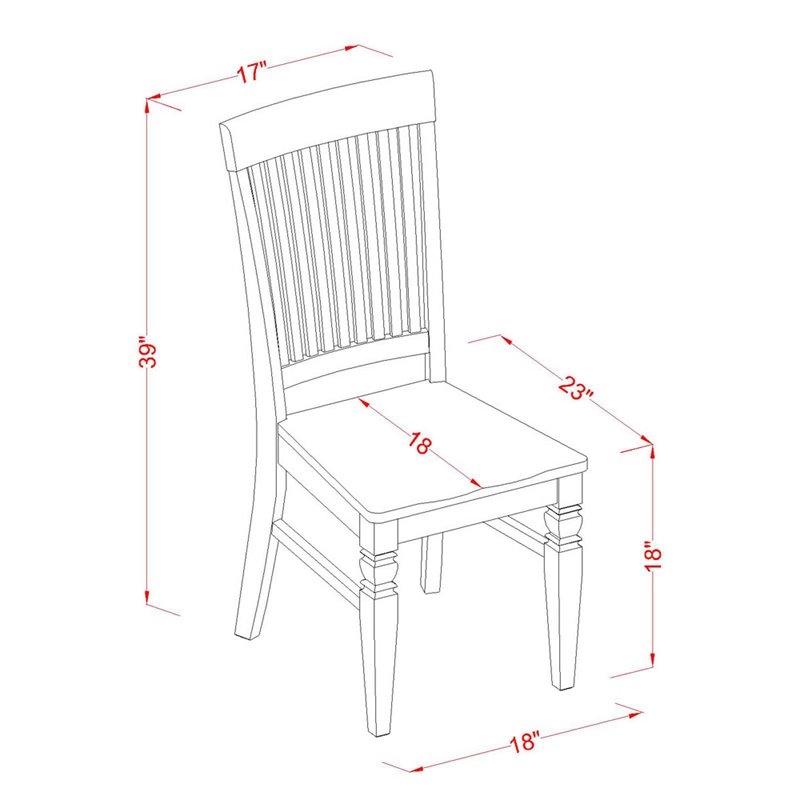 Pemberley Row Wood Linen White Dining Chair Rectangular 10