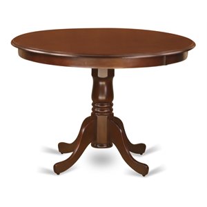 Pemberly Row Round Wood Dining Table in Mahogany