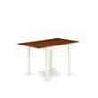 Pemberly Row 5-piece Wood Dining Room Set in Buttermilk/Cherry