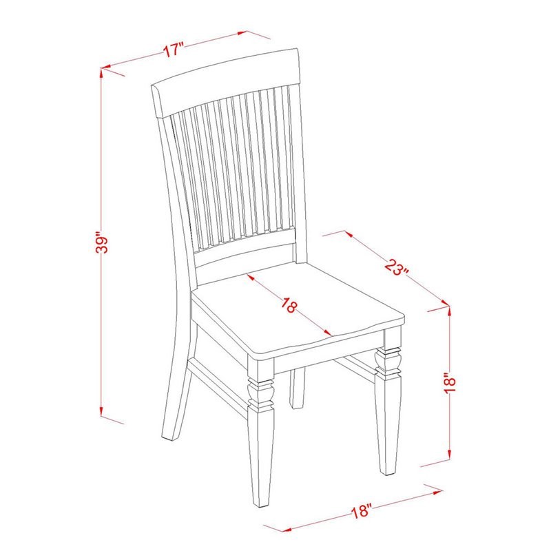 Pemberly Row 9-piece Wood Table and Dining Chairs in Cherry