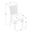 Pemberly Row 9-piece Wood Table and Dining Chairs in Cherry