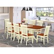 Pemberly Row 9-piece Wood Table and Dining Chairs in Cherry