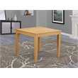 Pemberly Row Square Traditional Wood Dining Table in Oak