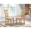 Pemberley Row Wood Oak Dining Chair with Cushion Rectangular 39