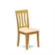 Pemberley Row Wood Oak Dining Chair with Cushion Rectangular 39