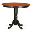Pemberly Row Wood Counter Height Table in Black/Cherry
