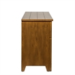 Pemberly Row Traditional Wood TV Console in Oak