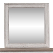 Pemberly Row Contemporary Wood Landscape Dresser Mirror