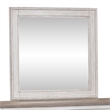 Pemberly Row Contemporary Wood Landscape Dresser Mirror