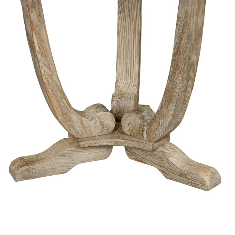 Pemberly Row Traditional Wood End Table in Gray