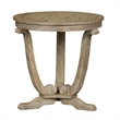Pemberly Row Traditional Wood End Table in Gray