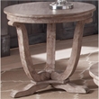 Pemberly Row Traditional Wood End Table in Gray