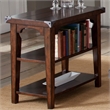 Pemberly Row Contemporary Chair Side Table in Mahogany