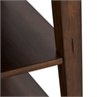 Pemberly Row Contemporary Chair Side Table in Mahogany