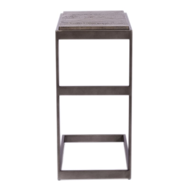 Pemberly Row Modern Modern Wood Laptop Table in Brown