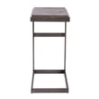Pemberly Row Modern Modern Wood Laptop Table in Brown